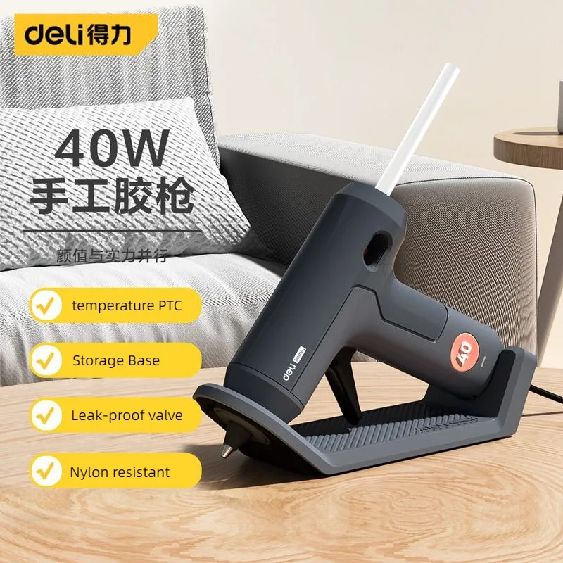 Deli 40W Pistolet do klejenia  – Hot Melt Glue Gun Cordless recenzja i cena