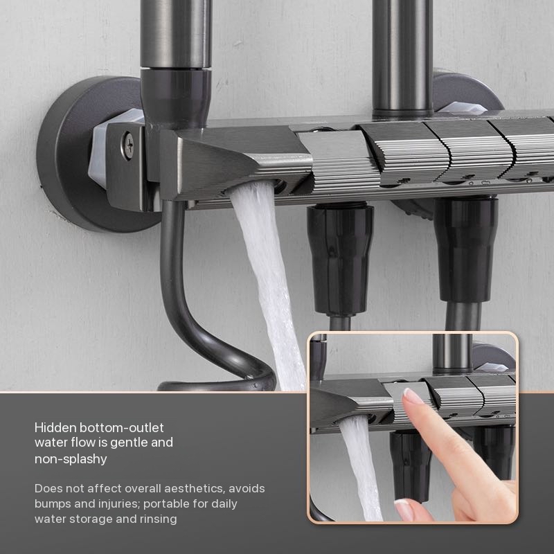 Szary chromowany zestaw pryszn – Plumbing recenzja i cena